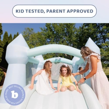 Trendy Pastel Bounceland Bounce House for Kids