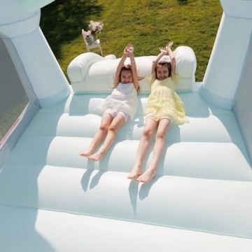 Trendy Pastel Bounceland Bounce House for Kids