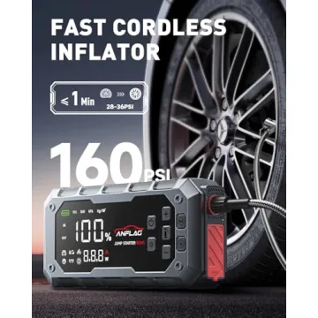 ANFLAG 10-in-1 Car Jump Starter with Air Compressor
