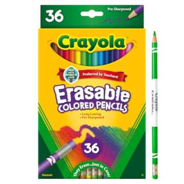 Crayola Erasable Colored Pencils (36ct) for Kids
