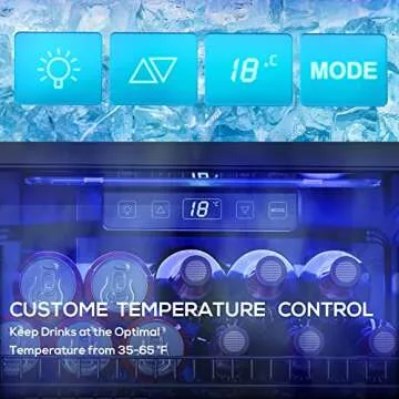 Manastin Beverage Refrigerator Cooler - Compact & Stylish