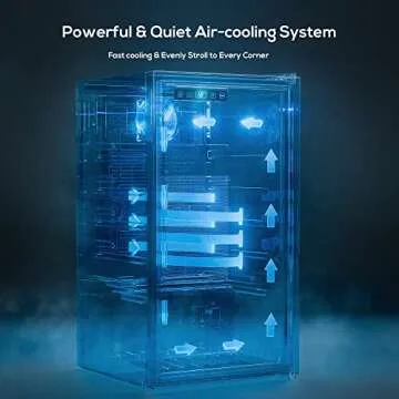 Manastin Beverage Refrigerator Cooler - Compact & Stylish