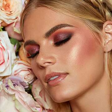 Sigma Beauty Moisturizing Smooth Tinted Lip Gloss Shimmer - Earthy Rose Shimmer - Moisturizing, High Shine, Non Sticky Lip Gloss - Wear Alone or Over Lipstick - Cor-De-Rosa