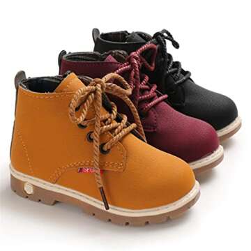 BEBARFER Toddler Waterproof Hiking Boots for Kids