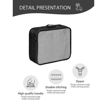 DIMJ Packing Cubes for Travel Efficient Organization