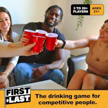 WHAT DO YOU MEME? First & Last - The Competitive Drinking Game for Adults by Buzzed