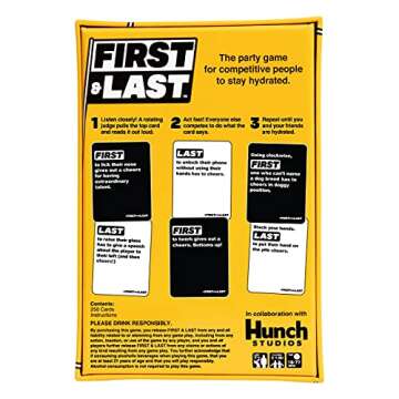 WHAT DO YOU MEME? First & Last - The Competitive Drinking Game for Adults by Buzzed