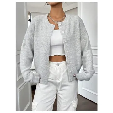 RoseSeek Women's Lightweight Cardigan for Trendy Fall Style