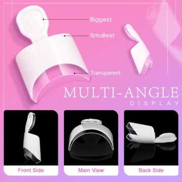 AORAEM White French Nail Tips 120 PCS for Women