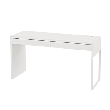 IKEA White Minimalistic Desk: Stylish & Functional Workspace