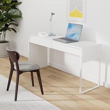 Stylish IKEA White Desk for Home Office