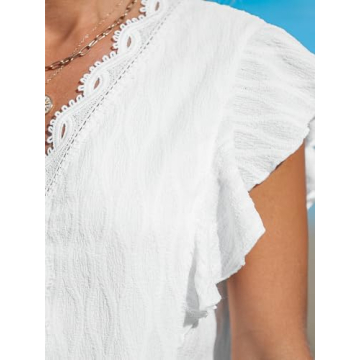 Stylish CUPSHE Flutter Sleeve Blouse for Every Occasion