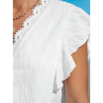 Stylish CUPSHE Flutter Sleeve Blouse for Every Occasion