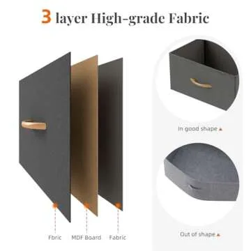 Stylish ROMOON Dresser with 4 Drawers for Small Spaces