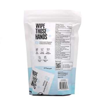 MightyGood 30-count Antibacterial Wipes - Travel Friendly