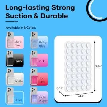 Silicone Suction Cup Phone Mount for iPhone & Android