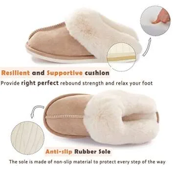 Cozy Donpapa Women’s Slippers with Memory Foam Comfort