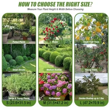 Clebay Plant Frost Protection Covers - Winter Garden Care