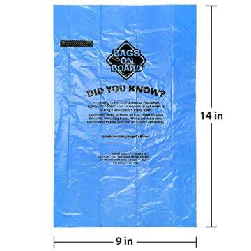 Strong, Leak-Proof Dog Poop Bags - 315 Count, 9x14 Inches