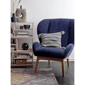 Bloomingville Grey Paper Mache Vase for Modern Decor