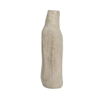 Bloomingville Grey Paper Mache Vase for Modern Decor