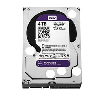 Reliable WD Purple 4TB Surveillance Hard Disk Drive for Security Needs