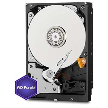 WD Purple 4TB Surveillance Hard Drive for Security Systems