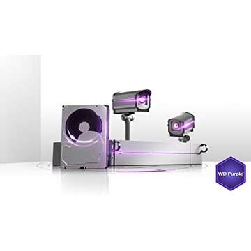 WD Purple 4TB Surveillance Hard Drive for Security Systems