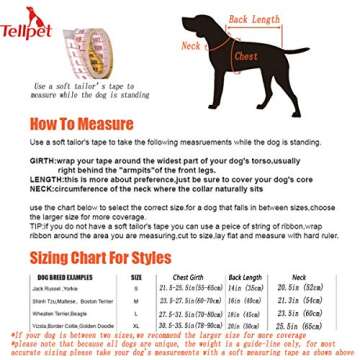 Tellpet Waterproof Dog Jacket Orange X-Large for Outdoor Use