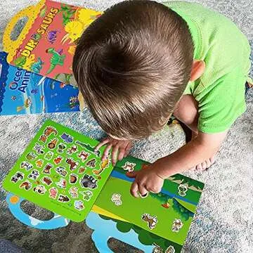 Reusable Sticker Books for Kids - Educational & Fun