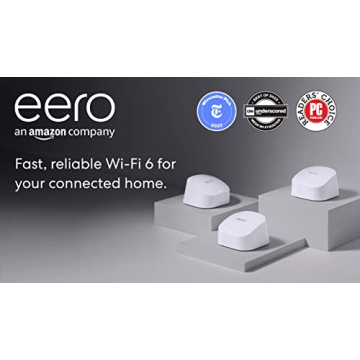 eero 6 Mesh Wi-Fi System - 500 Mbps, Alexa Compatible
