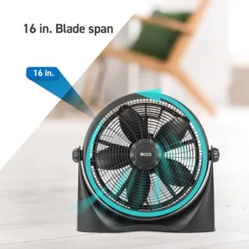 Commercial Cool 16 Inch High Velocity Floor Fan - Performance and Value