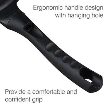 S·KITCHN Crepe Pan Nonstick Dosa Pan, Tawa Pan for Roti Indian, Non-Stick Pancake Griddle Compatible with Induction Cooktop, Comal for Tortillas, Griddle Pan for Stove Top - 11IN