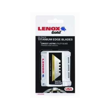 Lenox 20351GOLD50D Utility Knife Blades - 50 Pack Superior Performance