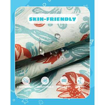 maamgic Boys Swim Trunks Stretch Quick Dry Swim Shorts Kids Bathing Suits Toddler Boy Swimsuit Swimwear Cactus Green 4T