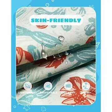 maamgic Boys Swim Trunks Stretch Quick Dry Swim Shorts Kids Bathing Suits Toddler Boy Swimsuit Swimwear Cactus Green 4T