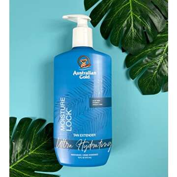 Australian Gold Moisture Lock Tan Extender Lotion, Enriched with Vitamin E & Aloe Vera, Cocoa Dreams Fragrance, 16 Fl oz​