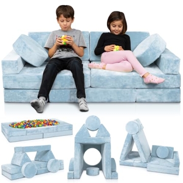 Lunix LX15 Modular Kids Couch - Safe & Fun Play Furniture