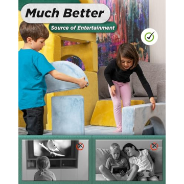 Lunix LX15 Modular Kids Couch - Safe & Fun Play Furniture