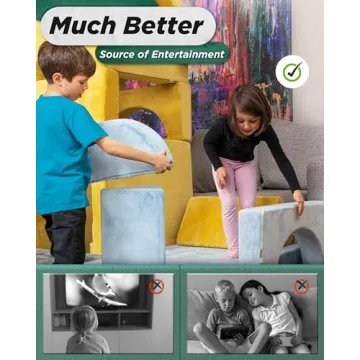 Lunix LX15 Modular Kids Couch - Safe & Fun Play Furniture