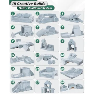 Lunix LX15 Modular Kids Couch - Safe & Fun Play Furniture