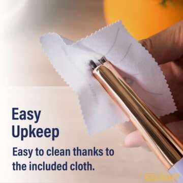 EZLight USB Lighter Rechargeable Long Electric Arc Flameless Lighters for Candles, Outdoor Windproof, Auto-Off, LED Battery Power Indicator, Purple