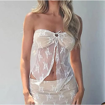 Fashionable WPNAKS Strapless Tube Top for Women