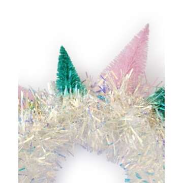 Christmas Tree Glitter Felt & Tinsel Head Bopper