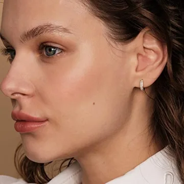 PAVOI Huggie Earrings - Elegant Gold-Plated Daily Wear