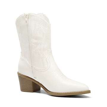 DREAM PAIRS Stylish Women's Cowboy Boots for Any Occasion