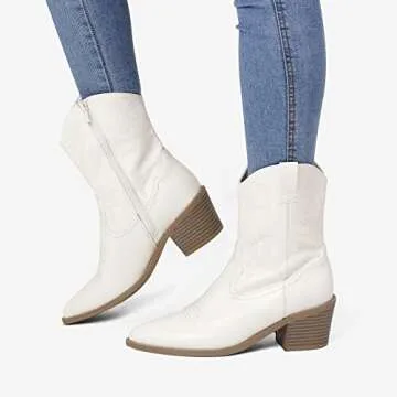 DREAM PAIRS Stylish Women's Cowboy Boots for Any Occasion