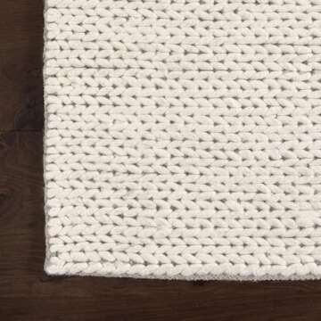 nuLOOM 9x12 Penelope Wool Braided Area Rug - Cozy Charm