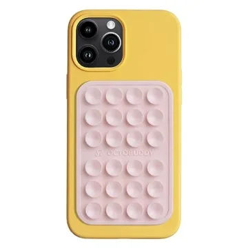 OCTOBUDDY MAX Silicone Suction Phone Case Adhesive Mount - Hands-Free, Strong Grip Holder for Selfie...