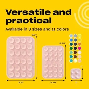 OCTOBUDDY MAX Silicone Phone Grip for Selfies and Videos